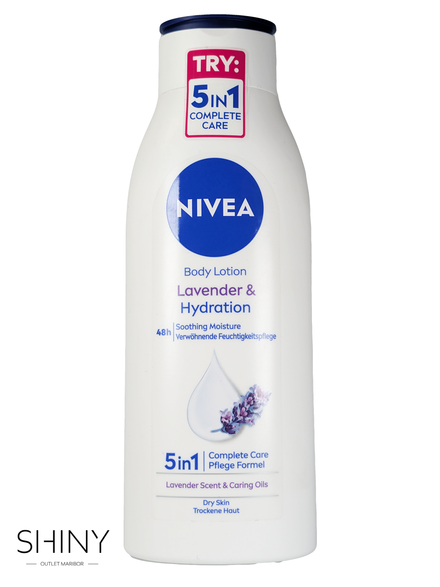 Nivea losjon za telo intenzivno vlaži in neguje kožo, jo naredi svilnato mehko ter zaščiti pred izsušitvijo. Za občutek udobja in svežine skozi ves dan.