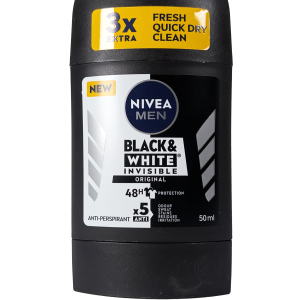 Nivea deodorant v sticku. 48-urna zaščita pred potenjem in neprijetnim vonjem. Svežina in nega kože skozi ves dan. Dermatološko preizkušen.