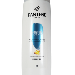Pantene Moisture Renewal šampon – globinsko vlaži in neguje suhe, poškodovane lase za svilnat občutek in zdrav sijaj.