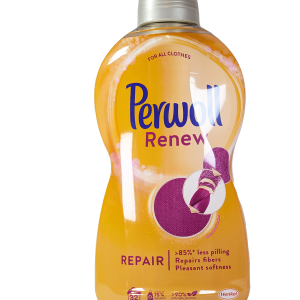 Perwoll Renew & Repair tekoči detergent 1920 ml – univerzalna nega, ki obnavlja vlakna in ohranja svežino, barvo ter obliko vseh vrst tkanin.