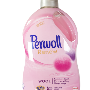 Perwoll Renew Wool & Delicates 2970 ml – nežni detergent z zaščitno keratinsko formulo za volno, svilo in občutljive tkanine. Ohranja mehkobo, obliko in prijeten občutek oblačil.