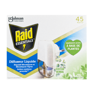 Raid električni difuzor nudi dolgotrajno zaščito pred komarji, tudi pri odprtih oknih. Učinkovit, diskreten in enostaven za uporabo.