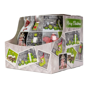 Božična dišeča sveča v kozarcu – toplo, praznično vzdušje in prijeten vonj za popestritev zimskih večerov.