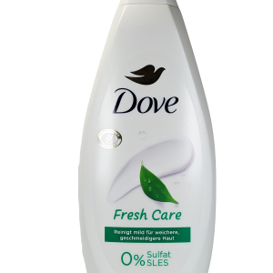 Dove Fresh Care – osvežujoč gel za tuširanje s čistim svežim vonjem in vlažilno formulo, ki koži zagotavlja dolgotrajno udobje.