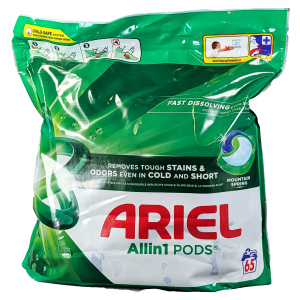 Ariel Kapsule za enostavno pranje barvnih oblačil z zaščito barv in vlaknin, za svežino in živahne tone vsakič.
