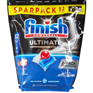 Finish zagotavlja popolno čistočo in sijaj posode po vsakem pranju – več Finish izdelkov na shiny-outlet.si