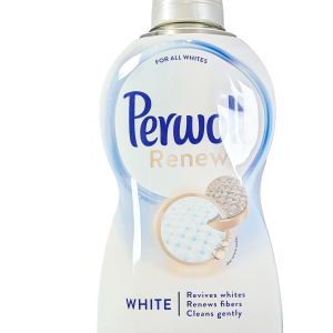 Perwoll Renew White Detergent za nežno in učinkovito pranje belih oblačil zagotavlja dolgotrajno čistočo.