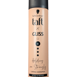 Taft lak za lase, izjemna obstojnost in kristalni sijaj za popolno pričesko.
