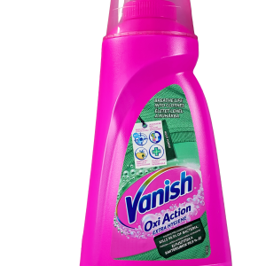 Vanish Oxi Action Gel z močjo aktivnega kisika učinkovito odstranjuje madeže in ohranja živahne barve. Za sveža, čista in sijoča oblačila pri vsakem pranju.