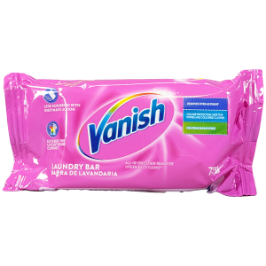 Vanish trdo milo z močjo aktivnega kisika odstranjuje trdovratne madeže in ohranja perilo sijoče čisto. Primeren za belo in barvno perilo.